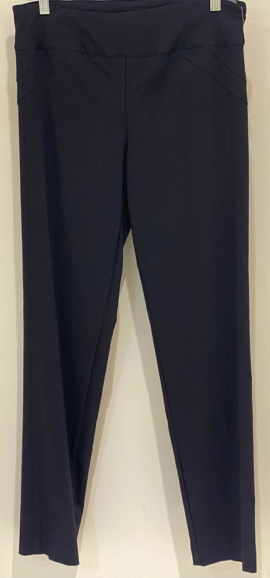 Elliot Lauren Navy Straight Pant With Back Seams Pants 1 Elliot Lauren Navy Straight Pant With Back Seams Pants