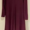 BETTINA RIEDEL Long Sleeve Burgundy Betsy Dress