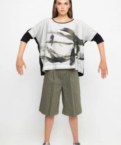 Ozai N Ku Blue Paint Tee