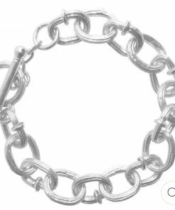 Karine Sultan Silver Chunky Chain Bracelet Accessories