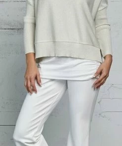 Planet Pima Cotton Open Back Sweater Sweaters