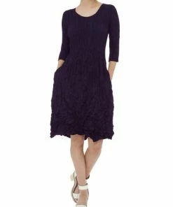 Alquema 3/4 Sleeve Smash Pocket Dress Dresses 31 Alquema 3/4 Sleeve Smash Pocket Dress Dresses