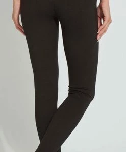 Lyssé Pants Signature Center Seam Black Leggings 7 Lyssé Pants Signature Center Seam Black Leggings