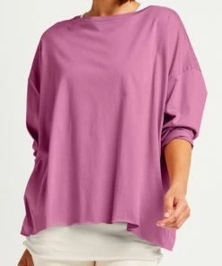 PLANET Tops Boxy Basic Tee One Size