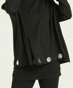 Planet Metallic Detail Tee One Size Tops