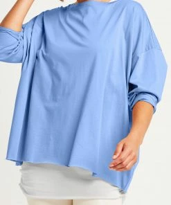 PLANET Tops Boxy Basic Tee One Size