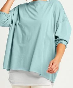 PLANET Tops Boxy Basic Tee One Size