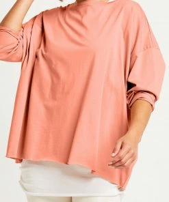 PLANET Tops Boxy Basic Tee One Size