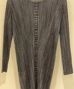 Pleats Please Charcoal Dyed Tunic Tops
