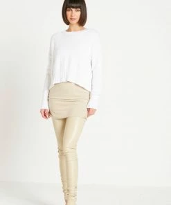 Planet Sweaters Slash Back Sweater Pima Cotton