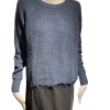 AUTUMN CASHMERE Distressed Scallop Shaker Sweater Sweaters