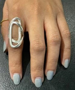 Karine Sultan Silver Statement Ring Accessories