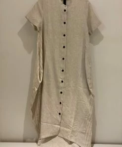 AMMA Stone Linen Dress