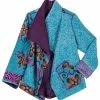 Mieko Mintz Jackets Vintage Cotton BBK Kantha Wing Collar Jacket
