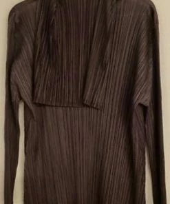 Dresses Pleats Please Brown Dress