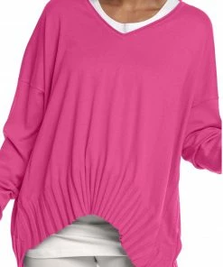 Planet Pima Cotton V Neck Sweater