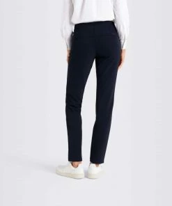 Mac Jeans Anna Zip Pants Navy