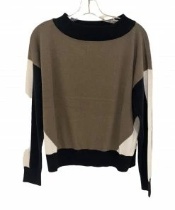 Planet Tops Color Block Sweater