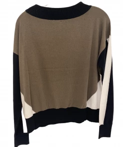 Planet Tops Color Block Sweater