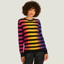 AUTUMN CASHMERE Ombre Stripe Cashmere Sweaters