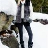 Fabulous Furs Graphite Mink Faux Fur Vest Vests