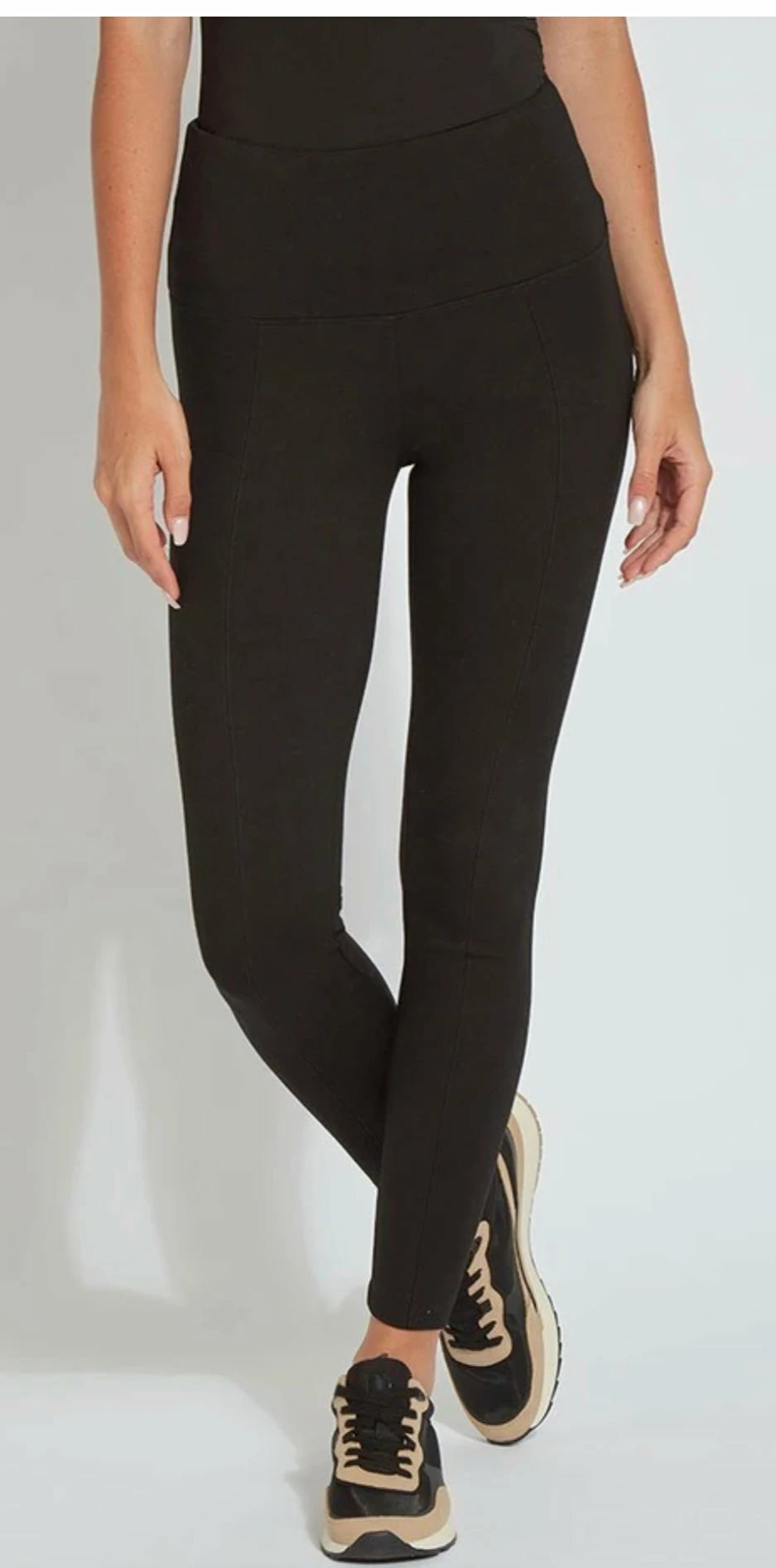 Lyssé Pants Signature Center Seam Black Leggings 1 Lyssé Pants Signature Center Seam Black Leggings