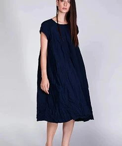 Baci Honey Crinkle Baby Doll Dress