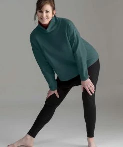 Fat Hat Boxy Crop Turtleneck Sweaters