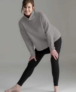 Fat Hat Boxy Crop Turtleneck Sweaters