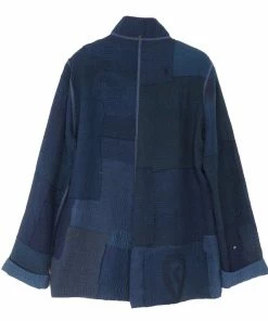 Mieko Mintz Jackets Frayed Patch Kantha Simple Jacket