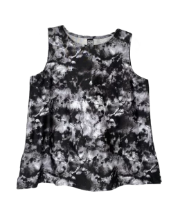 Anni Kuan Tanks Black And White Watercolor Tank