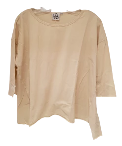 MSQUARE Side Slit T Shirt Tops