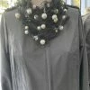 Annemieke Broenink Accessories 6' Pearl Mesh Necklace
