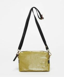 Jack Gomme Jack Gommes Mini Coated Linen Shoulder Bag