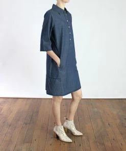 BEYOND THREADS Denim Odette Dress