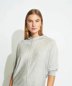 KOKUN Dolman Funnel Neck Sweater