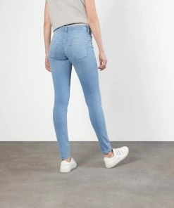 Mac Jeans Dream Skinny In Bleached Blue Mac Jeans