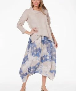 Lands Downunder Watercolor Skirt