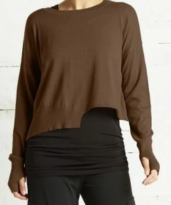 Planet Pima Cotton Mini Knit Crewneck Sweater Sweaters