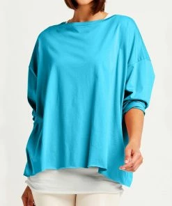 PLANET Tops Boxy Basic Tee One Size