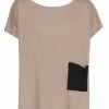 ALEMBIKA Ecru Tee Shirt Tops