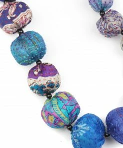 Mieko Mintz Vintage Silk Kantha Nuts Medium 8 Mieko Mintz Vintage Silk Kantha Nuts Medium