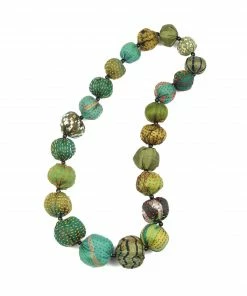 Mieko Mintz Vintage Silk Kantha Nuts Medium