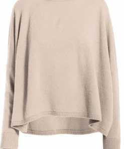 MINNIE ROSE Cropped Longsleeve Boyfriend Cashmere Sweaters