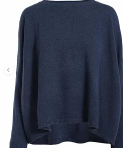 MINNIE ROSE Cropped Longsleeve Boyfriend Cashmere Sweaters