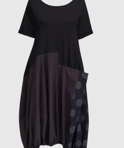 ALEMBIKA Dresses Urban Black Circles Dress