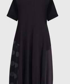 ALEMBIKA Dresses Urban Black Circles Dress