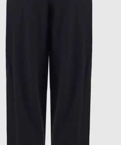 ALEMBIKA Black Tekbika Drawstring Waist Nylon Pants