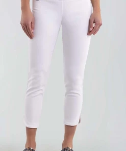 LISETTE Pants White Laguna Petal Crop Pant