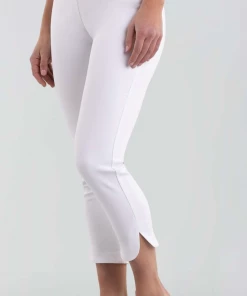 LISETTE Pants White Laguna Petal Crop Pant